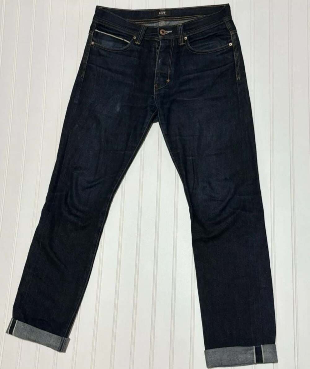 Neuw Denim Raw Selvedge Straight Leg Jeans